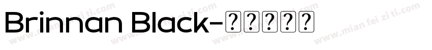 Brinnan Black字体转换